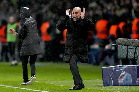 Champions League 2024-25: Manchester City's head coach Pep Guardiola