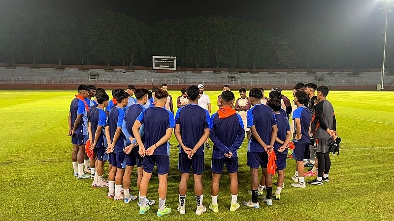 Photo: X | Indian Football Team : India under-20 national football team.