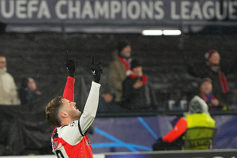 UEFA Champions League Football - Feyenoord vs Bayern Munich_Santiago Gimenez