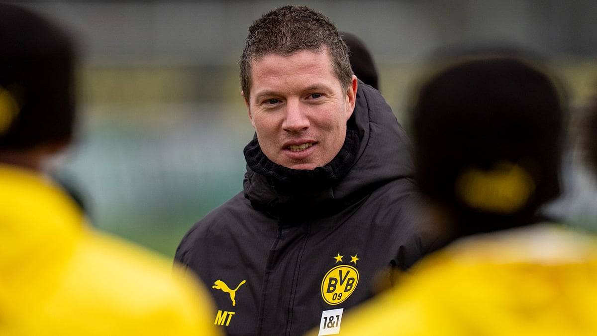 Borussia Dortmund interim coach Mike Tullberg.