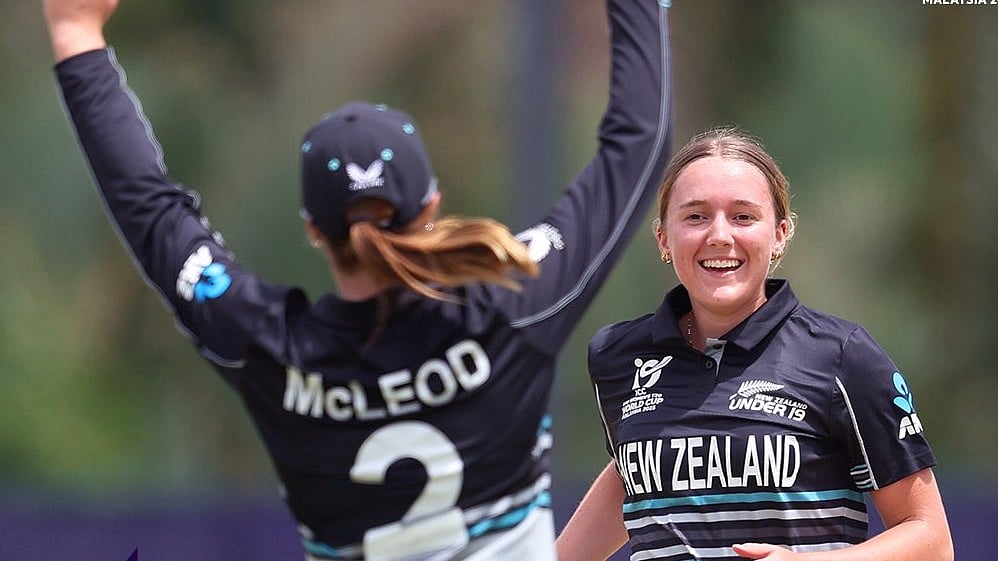X/ICC : New Zealand Vs USA, ICC U-19 Women's T20 World Cup 2025