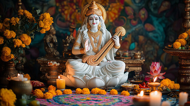 Hindu goddess of knowledge - Saraswati