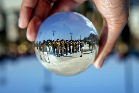 Rehearsal for R-Day in Shimla