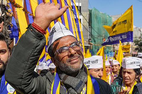 Vikas Bagga campaigns for Delhi Assembly polls