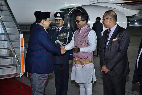 Indonesian President arrives in India