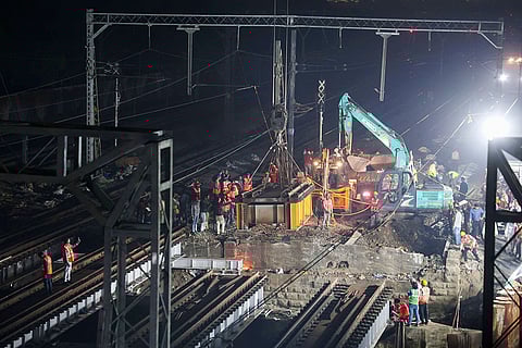 Bridge reconstruction disrupts train services in Mumbai