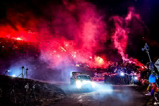 FIA World Rally C'ship: WRC Champ Neuville Lights Up Monte-Carlo