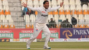 AP : Pakistan spinner Noman Ali is the first-ever spinner from the country to bag a hat-trick.