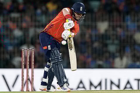 IND vs ENG 2nd T20: England's Ben Duckett plays a shot