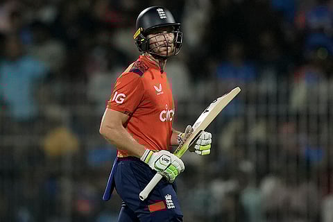 IND vs ENG 2nd T20: England's captain Jos Buttler walks off the field after losing his wicket