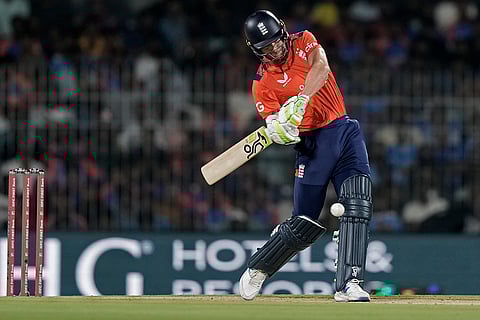 IND vs ENG 2nd T20: England's captain Jos Buttler plays a shot