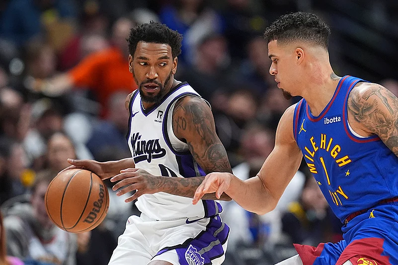 NBA Basketball 2024-25 - Denver Nuggets vs Sacramento Kings game - Malik Monk