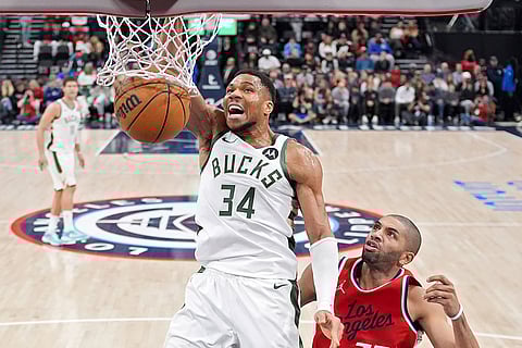 NBA Basketball: Milwaukee Bucks vs Los Angeles Clippers