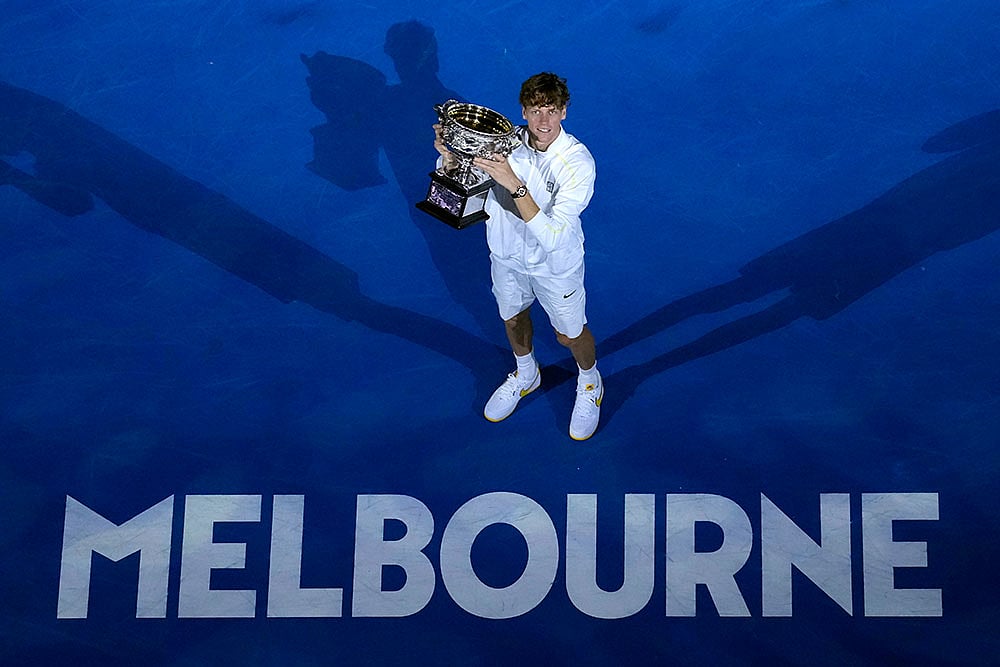 | Photo: AP/Manish Swarup : Australian Open Final: Jannik Sinner vs Alexander Zverev