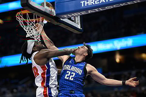 Basketball: Orlando Magic vs Detroit Pistons