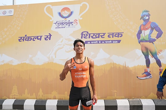 National Games: Manipur, Maharashtra Dominate With Double Podiums In Men's, Women's Triathlon
