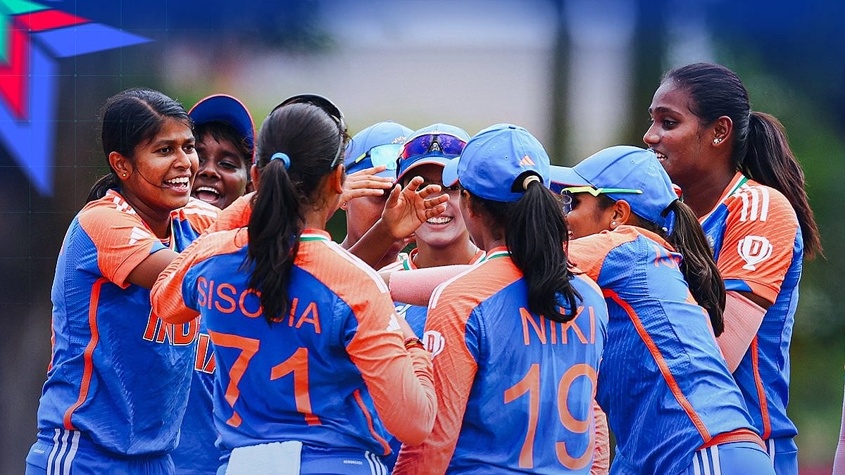 X | BCCI Women : India national women under-19 cricket team celebrates after victory over Bangladesh. 
