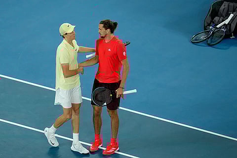 Australian Open Tennis Championship: Jannik Sinner vs Alexander Zverev