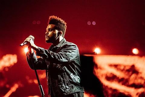 The Weeknd at Concert in Toronto