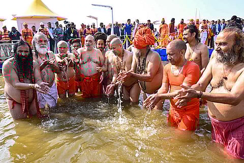 Amit Shah at Maha Kumbh Mela 2025