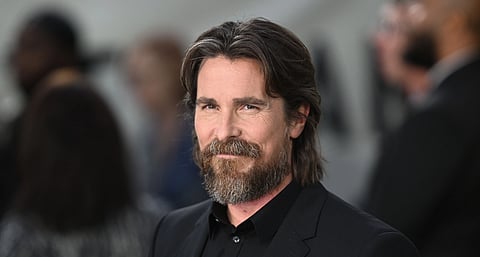 Christian Bale at the premiere of "Amsterdam" in London