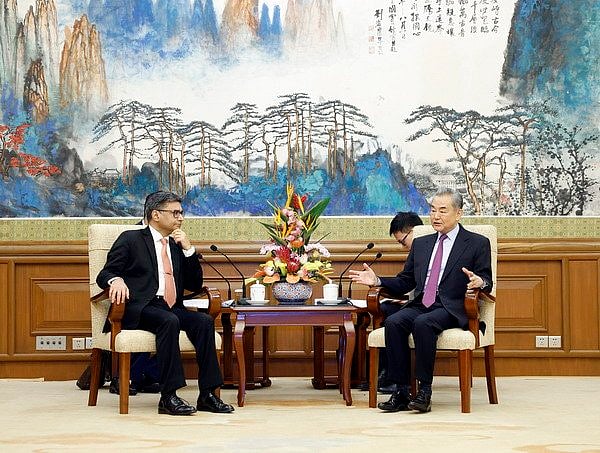 | Photo: Chinese Foreign Affairs Ministry : Chinese FM Meets Foreign Secretary Vikram Misri, Calls For 'Mutual Understanding' For Better Ties 