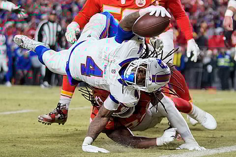 AFC Championship NFL Football Game: Buffalo Bills vs Kansas City Chiefs