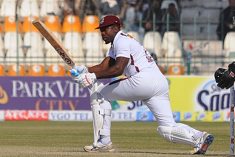 PAK vs WI 2nd Test: West Indies Kevin Sinclair bats