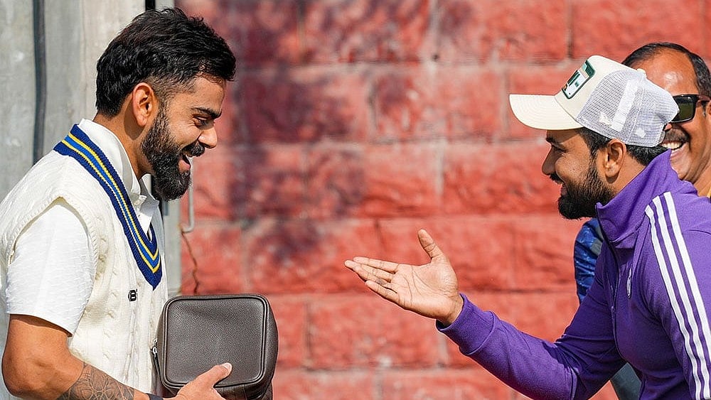 | Photo: PTI/Kamal Kishore : Ranji Trophy: Virat Kohli at Delhi's training