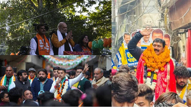 BJPS Neeraj Basoya, Congress Abhishek Dutt, AAPs Ramesh Pehlwan