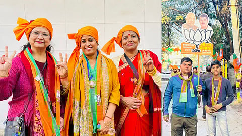 BJP Supporters at Amit Shah's Rally