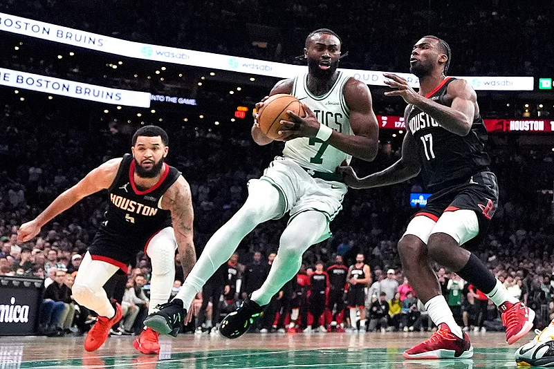 NBA basketball Houston Rockets vs Boston Celtics game: