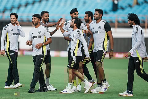 IND vs ENG 3rd T20: Training session