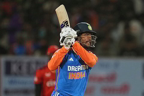 IND vs ENG 3rd T20: India's Tilak Varma bats