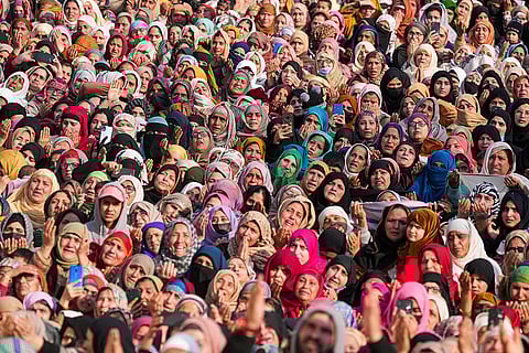 Devotees on Shab-e-Meraj