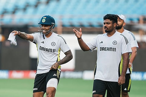 England vs India 3rd T20 Training session