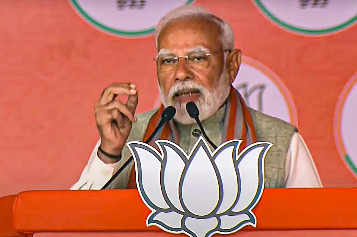 PTI : PM Modi campaigns for Delhi election 2025