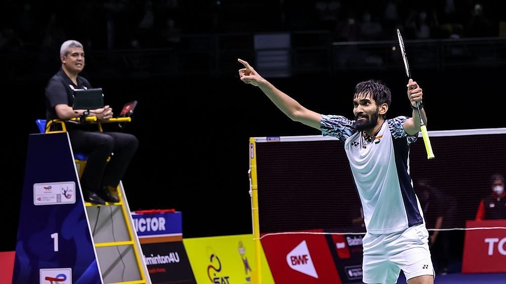 X | Kidambi Srikanth  : Indian shuttler Kidambi Srikanth. 