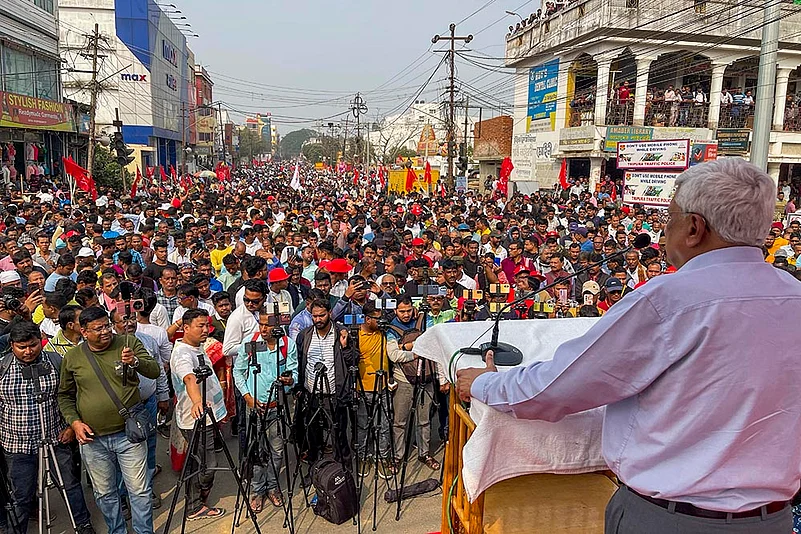 CPI(M) public rally in Tripura