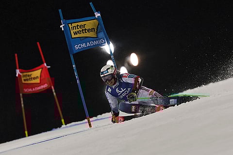 FIS WC 2025: Alexander Steen Olsen speeds down the course