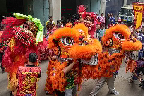 Chinese New Year celebrations in Kolkata