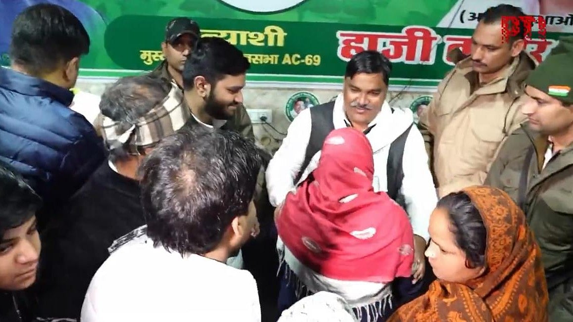 Photo- PTI : Delhi Elections 2025: Tahir Hussain Launches Poll Campaign In Mustafabad Under Police Supervision