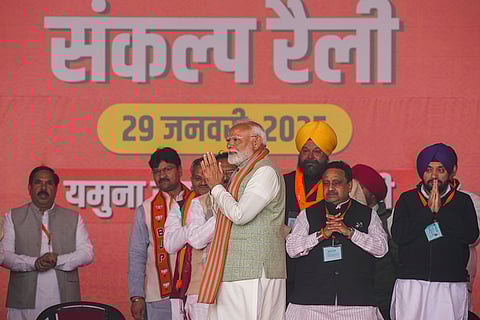 Delhi polls: PM Modi campaigns