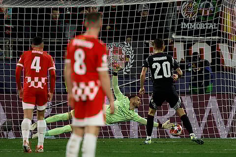 Champions League 2024-25: Arsenal's Jorginho scores his side's first goal