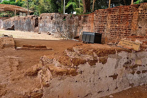 The Kottappuram Fort built by the Portuguese in 1503 AD