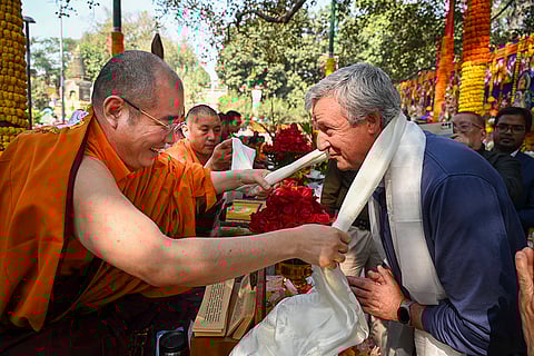 Coca Cola CFO John Murphy visits Mahabodhi Temple