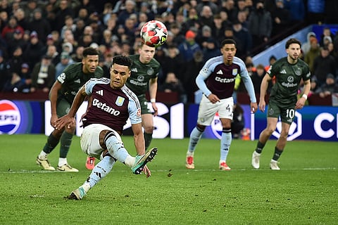 Champions League 2024-25: Aston Villa's Ollie Watkins misses to score a penalty