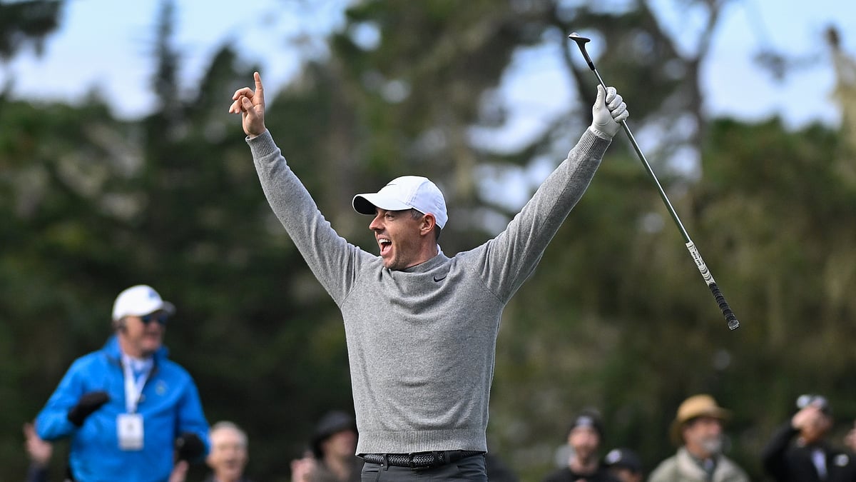 Rory McIlroy hit a second career hole-in-one at Spyglass Hill - null