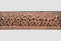 The Trouble With The Quest For A Vedic Civilisation | Photo: Wikimedia Commons : Figurines of Female Deities: 
A 9th century red sandstone sculpture in Madhya Pradesh