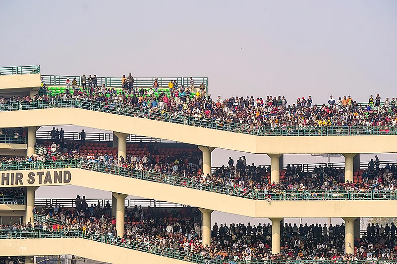 Ranji Trophy Cricket Delhi vs Railways-Day 1 Photo: Gautam Gambhir Stand